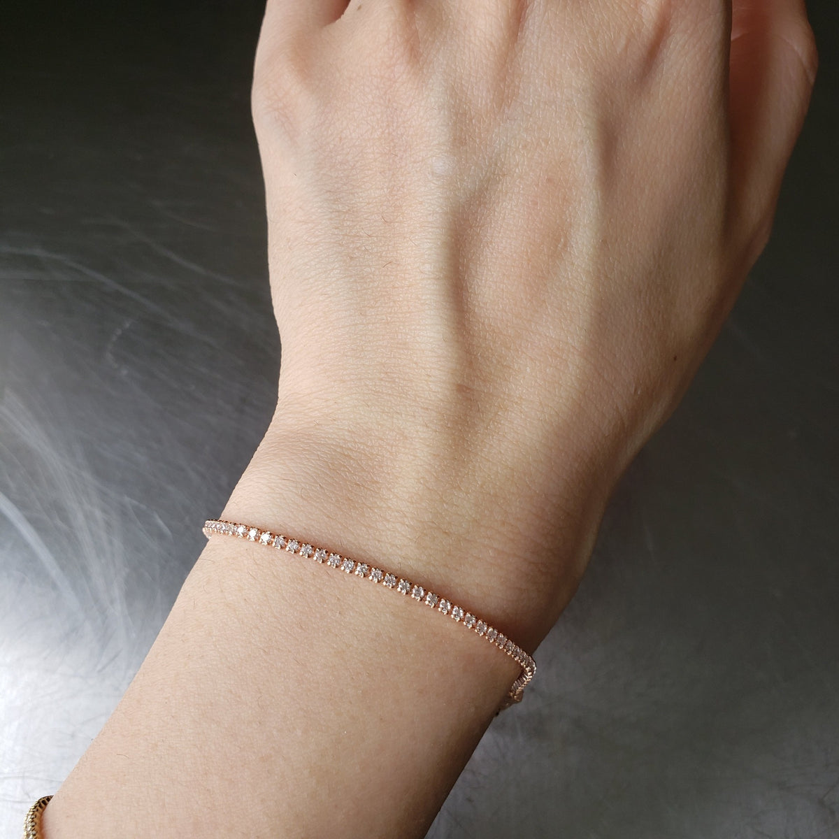 RGP Sterling Silver Tennis Bracelet – Gloria T. Element Jewelry